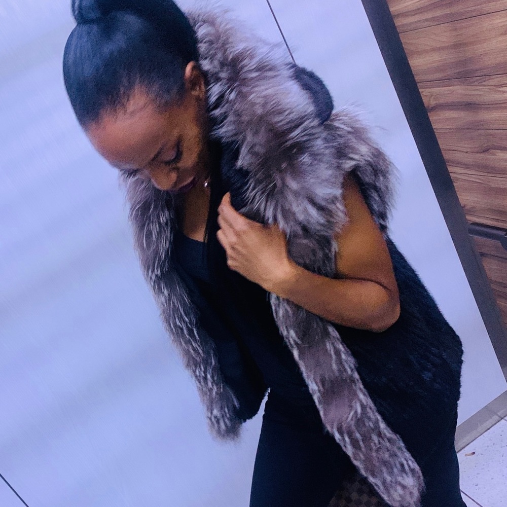 Mink and Fox fur Vest‼️ Saga Furs